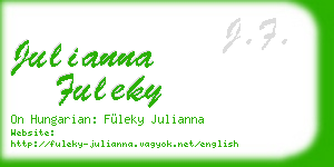 julianna fuleky business card